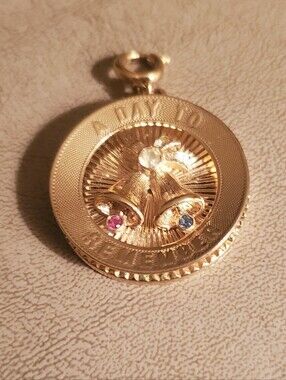 Vintage Monet "A Day To Remember" Charm